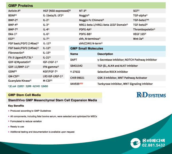 GMP, GMP protein, Cell Therapy, IL-2 GMP